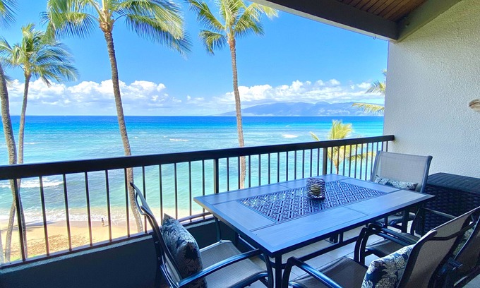 Honokowai Condo | 🌺🍍Direct Oceanfront Condo with Amazing Views! 🍍🌺