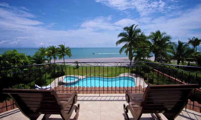 Playa Blanca House | Directly on beach in Buenaventura, huge home with private pool, perfect vacation
