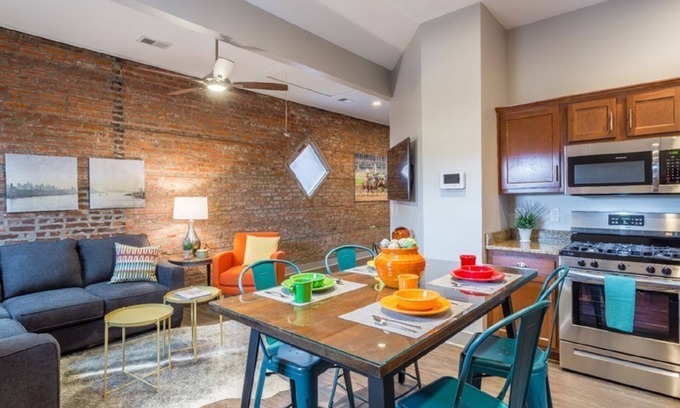 Wyandotte House | Discover our four-bed/bath home ready to explore Bourbon Trail, NULU, KY EXPO