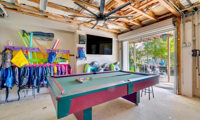 Weeki Wachee Gardens House | Dock and Game Room Canal-Front Spring Hill Home