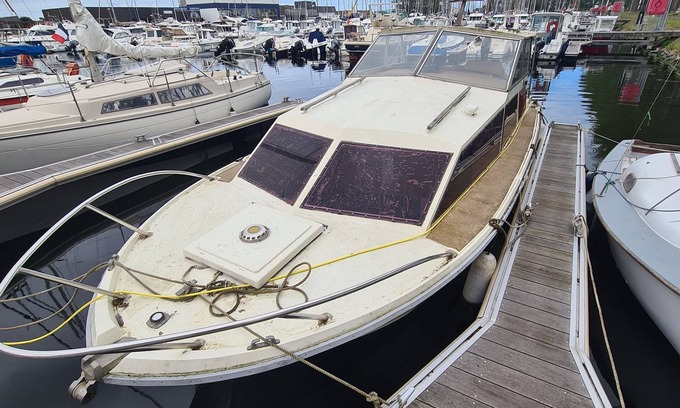 Ouistreham Boat Rental | Docked boat