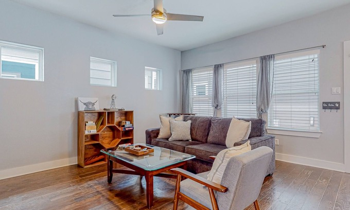 Parker Lane House | Dog-friendly home near downtown with loft, outdoor pool, patio, W/D, streaming