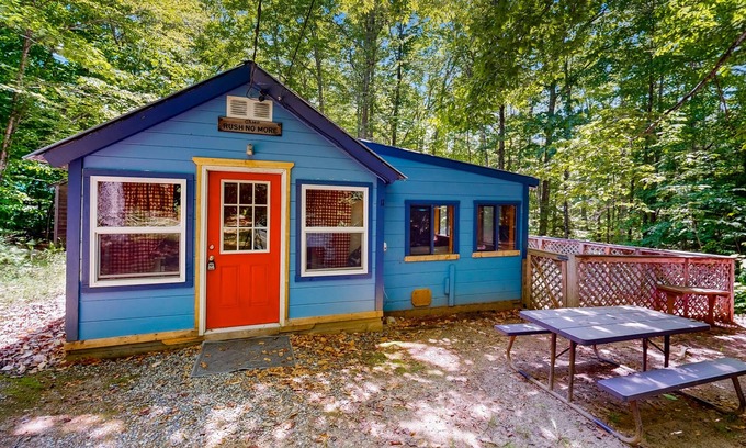 Kents Hill House | Dog-friendly house with water sports gear, firepit, grill, & enclosed yard