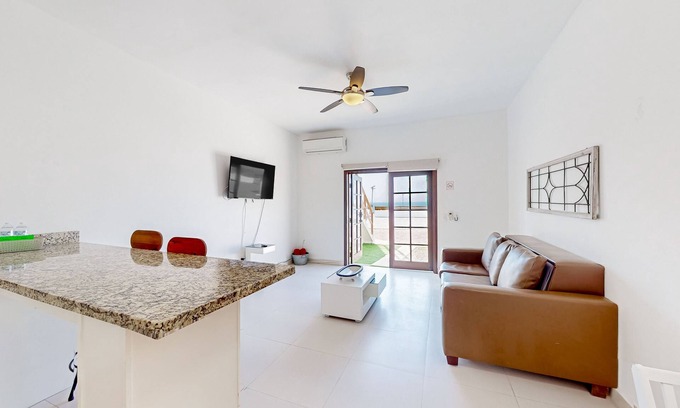 La Paloma House | Dog-friendly suite with hot tub, kitchenette, heated outdoor pool, private patio