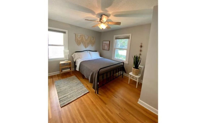St. Louis Park House | Dog friendly zen bungalow with fenced in yard.