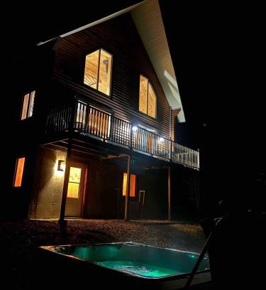 Saint-Paul-de-Montminy Ski Chalet | Domaine Appalaches 20 Incredible view and spa