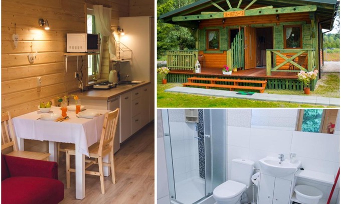 Slawno Cabin | Domek nad jeziorem/Seehaus 1A (Sławno/Łętowo)