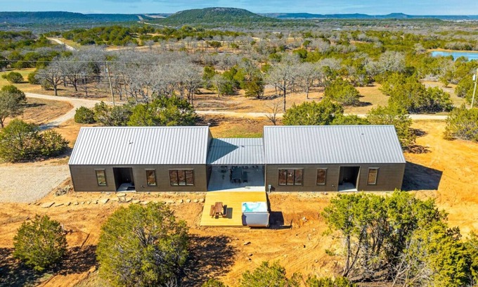 Thurber House | Double Modern Cabins w/hill country views!