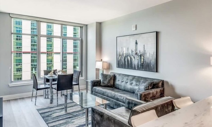 Woodmont Triangle Apartment | Downtown Bethesda | Gym + Pool | Near Metro & Chevy Chase