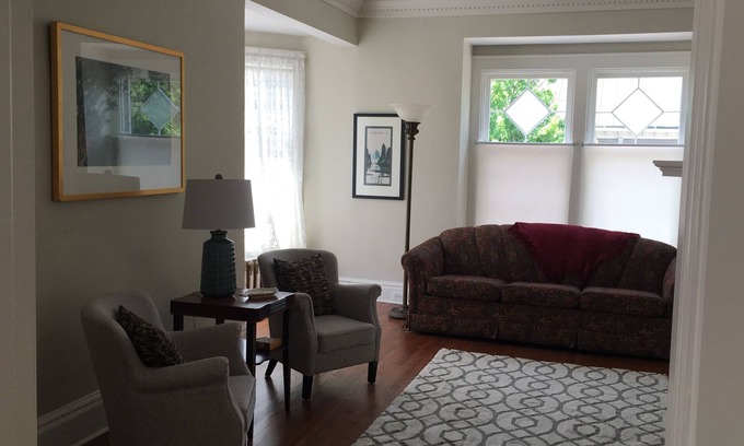 Historic District Apartment | Downtown furnished apartment - walking distance to restaurants