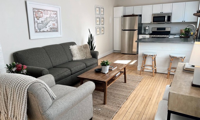 Green Lake Apartment | Downtown Green Lake-Steps from Lake, Restaurants and Shopping