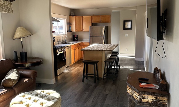 Hayden House | Downtown home just 30 minutes to the slopes! Pet friendly too.