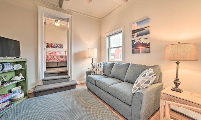 Alpena Apartment | Downtown Loft Apartment, Steps to Riverfront!