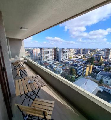 Temuco Apartment | Dpto céntrico con increíble vista y terraza amplia