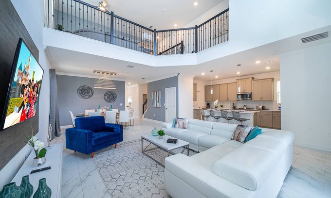 Campbell House | DR2668 Storey Lake Home 5 bed 5 bath Free Waterpark