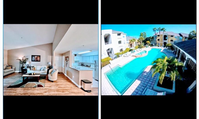 Clearwater Apartment | Dream Vacation Lovely Condo minutes from Beach King bed Heated pool Gym