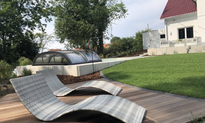 Kalkhorst House | Dream vacation, luxury and relaxation with your own pool and sauna
