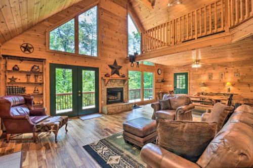 Ellijay House | Dreamy Ellijay Resort Cabin with Game Room and Decks!