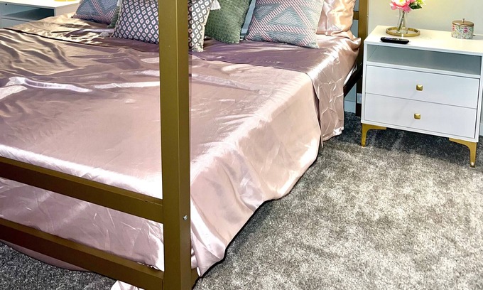 Channel District Apartment | Dreamy Pink Resort Style Oasis in Channelside