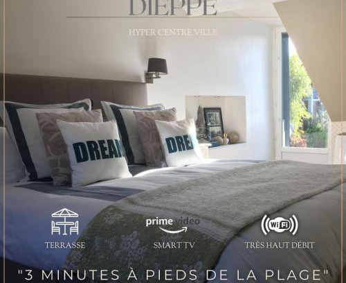 Dieppe Apartment | DUPLEX 52m2 hyper centre, petite TERRASSE exposée Sud