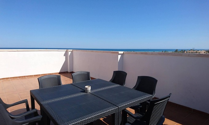 Playa de Almarda Apartment | Duplex with beautiful sea views for 4 people