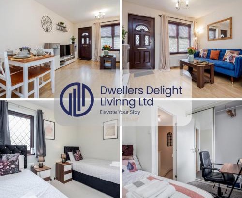 Redbridge Apartment | Dwellers Delight Living Ltd Serviced accommodation 2 Bed House, free Wifi & Parking, Prime Location London, Woodford