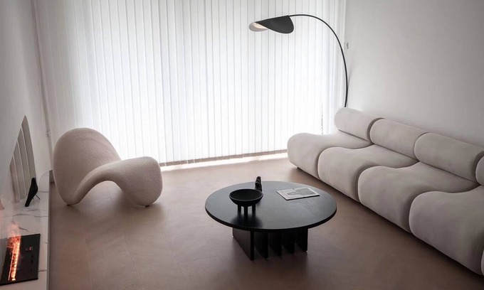 Downtown Shanghai Apartment | Eastern Hub - Cream Stylish 3Bedroom apartment near Xintiandi, subway