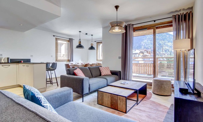 Morzine Apartment | Echo du Pleney B101 - brand new 3 bedrooms + cabin just 150m from Super-Morzine cable car