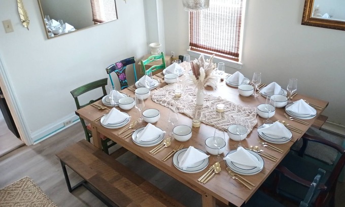 Old Forge House | Eclectic Decor 5 Br house, 2 Baths & 2 Kitchens with WiFi and AC in Old Forge
