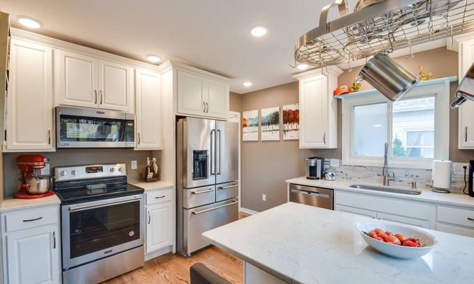 Iowa City Cottage | Eclectic Iowa City Cottage w/Fire Pit!