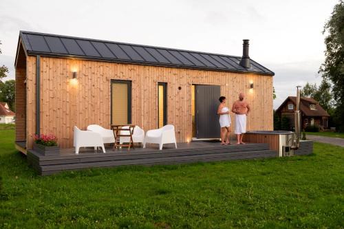Sauga House | Eco houses with a hot tub and sauna