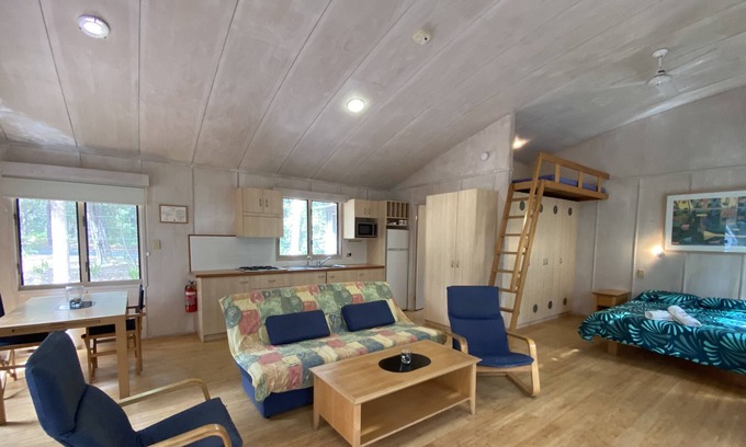 Gold Coast Cabin | Eco Loft - Couran Cove Resort - pools - bar – café