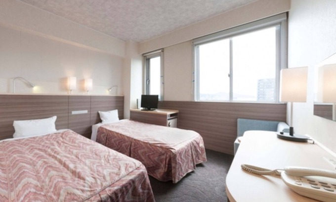 Onomichi Hotel | Economy twin room vs | Room only plan/Onomichi Hiroshima