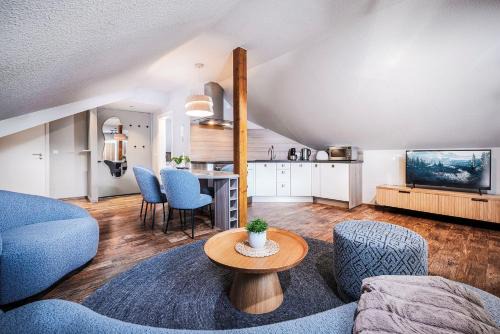 Stryck Apartment | Edelweiss Appartements 'ETTELSBERG' deluxe inkl Wellness-Spa und MeineCardPlus