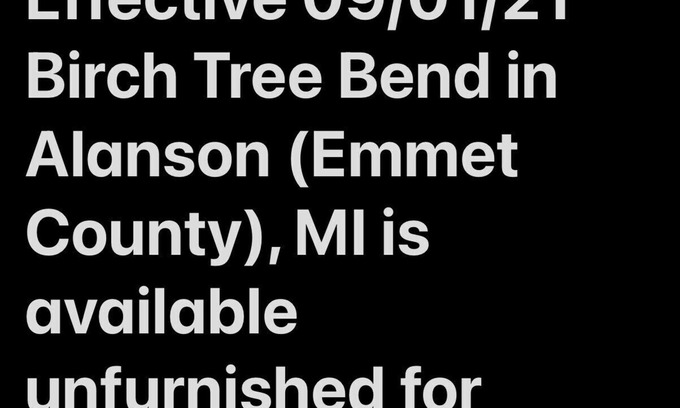 Ponshewaing House | Eff 9/1/21 Birch Tree Bend near Petoskey (Emmet) Michigan is not a VRBO rental