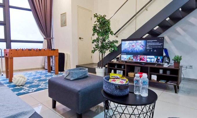Bandar Tun Razak Apartment | EkoCheras Loft 5 pax, #SoccerTable #AboveMall #Cozy #FreeCarPark