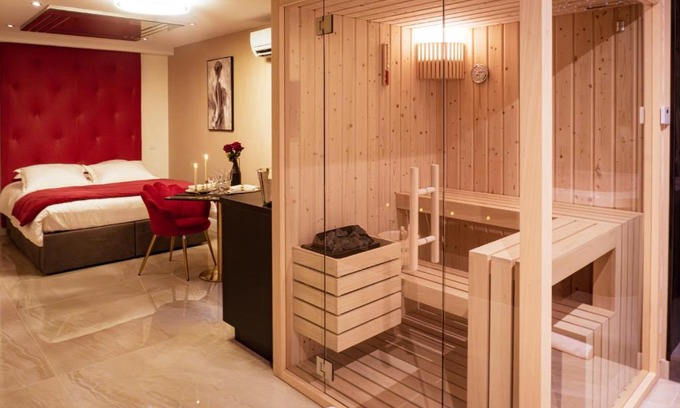 Montblanc Hotel | ELÉGANCE & SPA - chambre d'hôtes avec sauna et jacuzzi privatif