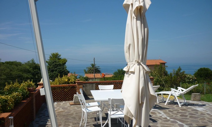 Zanca Villa | Elba island. Panoramic house at the Zanca, 3 bedrooms, 8 pax. large outdoor area