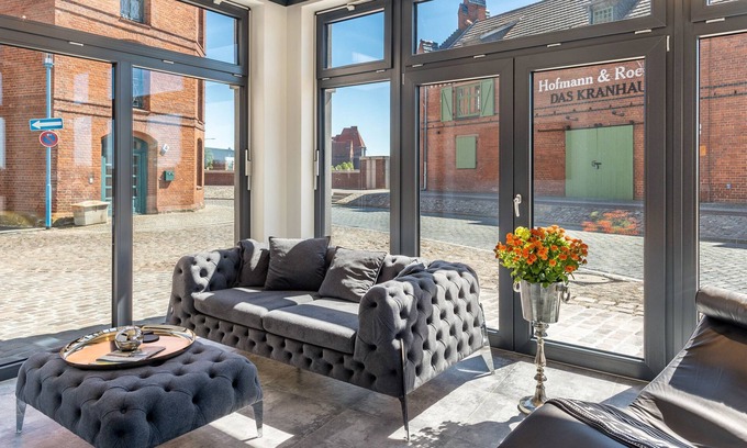 Wittenberge Apartment | ELBE.6 - Stylish Apartment Directly on the Elbe