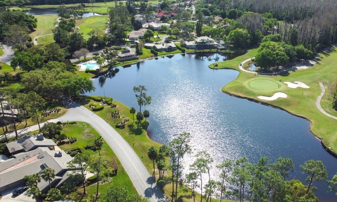Wesley Chapel Condo | Elegant 2BR Golf View Condo w/Upgraded Kitchen, Patio & King Suite – Relax & Enjoy the Scenery!