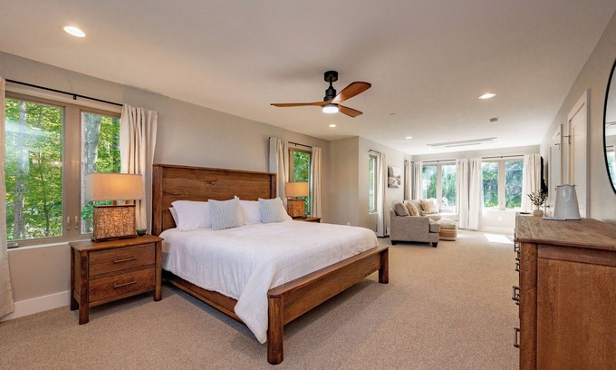 Swanton House | Elegant Lakefront Retreat w/Pool & Theater