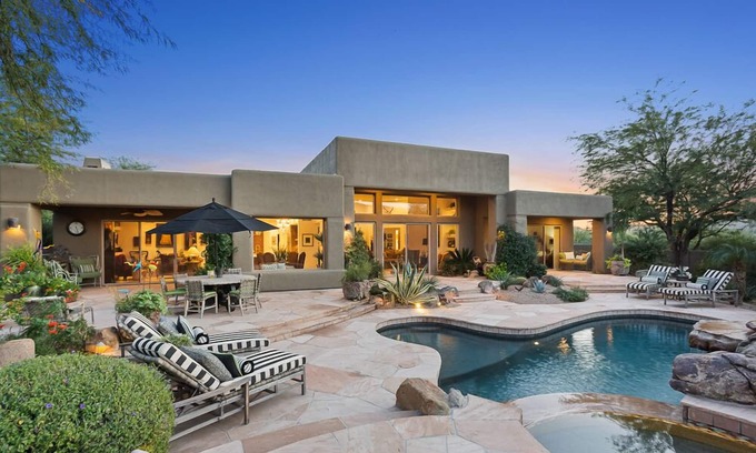 Pinnacle Peak House | Elegant Private Home at The Boulders with Serene Backyard and Pool/Spa!