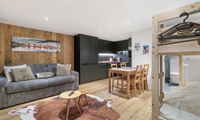 Saas-Fee Apartment | Elegant studio in the heart of the Alps