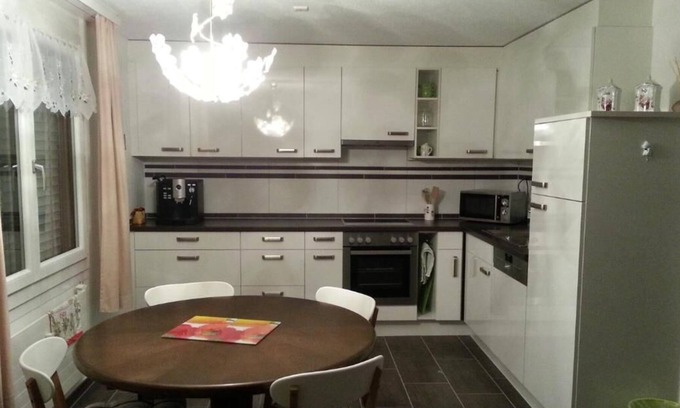 Emmetten Apartment | Elfe-Apartments: Two-room Apartment with Garden, 2-4 guests