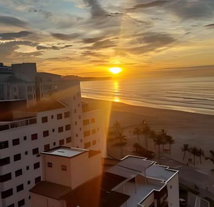 Vila Assuncao Apartment | Em frente ao quiosque Ocian na praia, pé na areia