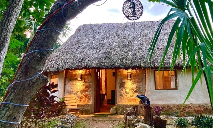 Tzucacab House | Encantadora Villa Maya tradicional en Rancho Agroecologico