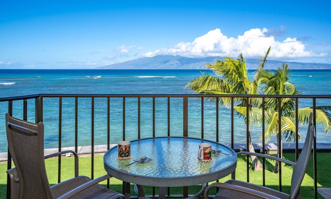 Kahana Condo | Endless Ocean Views at Kahana Reef 315! Your Perfect Maui Retreat.