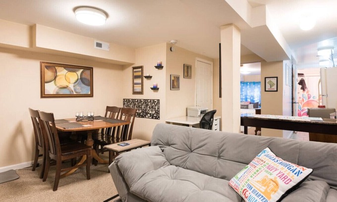 Trinidad Apartment | English Basement Apt in a Classic DC Neighborhood