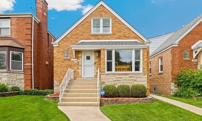 Dunning Apartment | English style brick Tudor