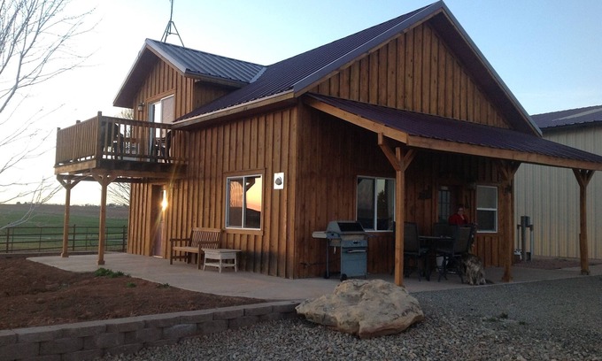 Yellow Jacket Cabin | Enjoy Cabin on working farm! 1 hr. Telluride, 1.5 hrs. Moab, UT.